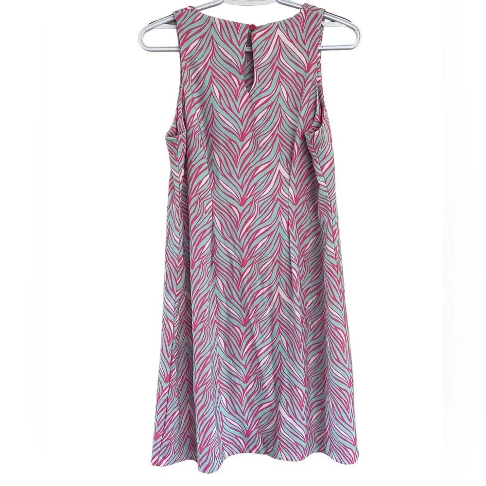 Lilly Pulitzer sleeveless pink and teal dress size medium - Picture 7 of 7
